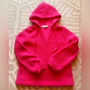 LOFT Pink Fleece Hoodie